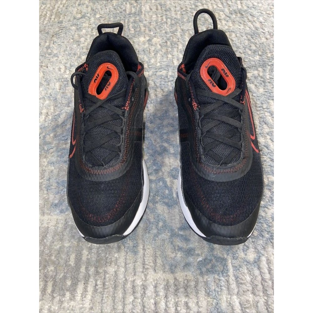 Nike Air Max 2090 Shoes Size 5Y/ 6.5 Women's Sneakers Black Red Athletic